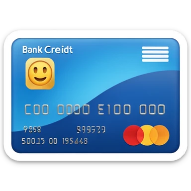 bank credit card sticker