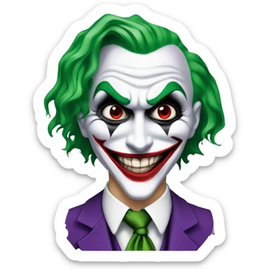 The Joker ha ha ha sticker