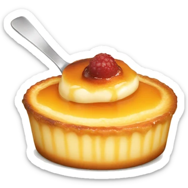 Creme brulee sticker
