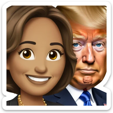 donald trump dating kamala harris sticker