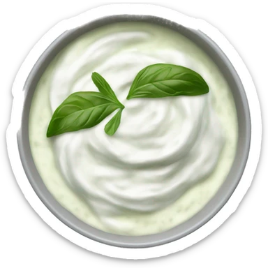 realistic Tzatziki sauce sticker