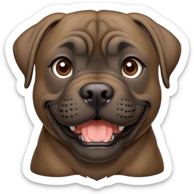Cane corso smiling sticker