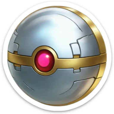 Pixel Legendary Book Cyberpunk Pokemon Pokeball Gold Shiny Glow sticker