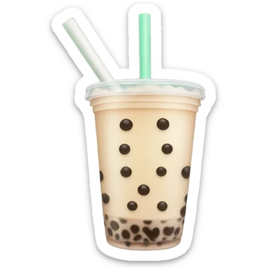 Bubble tea sticker