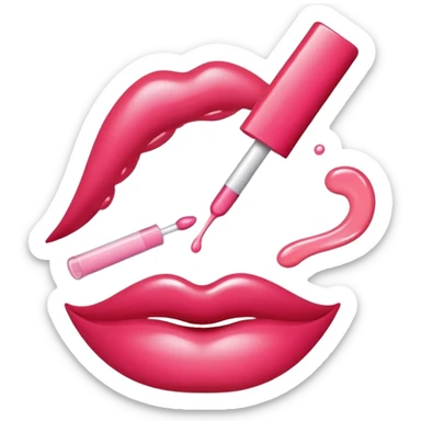 Rhode lip gloss sticker