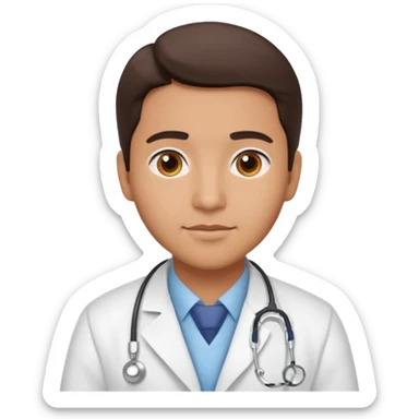hispanic medical doctor sticker