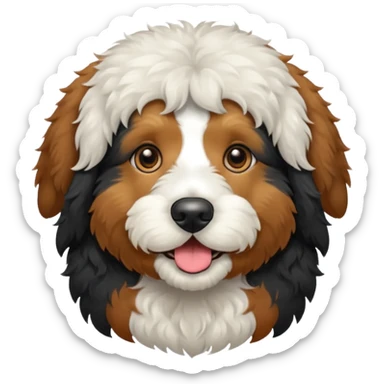 bernedoodle sticker