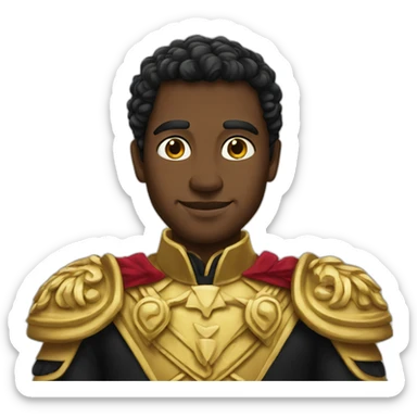 principe ouro negro sticker