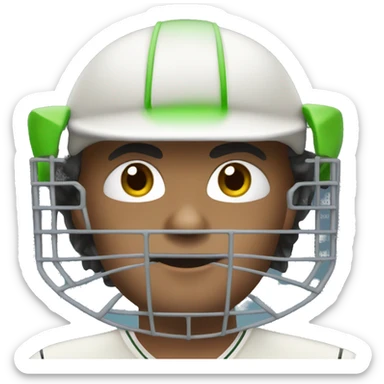 Cricket batsman sticker