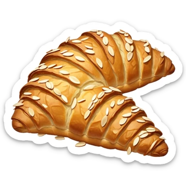 Almond croissant sticker