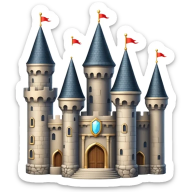 luxurious castle sticker