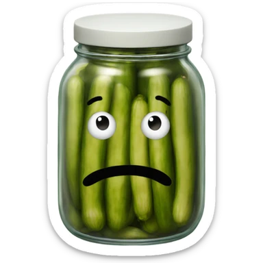 pickles jar sticker