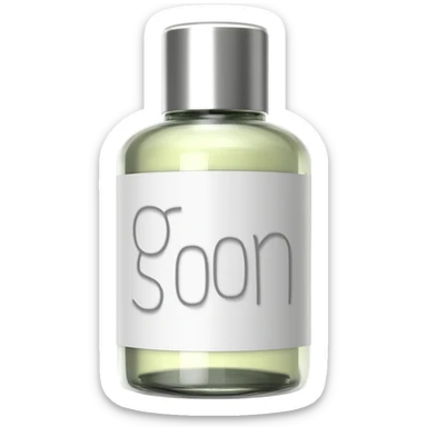 Make a lotion bottle that says goon sticker