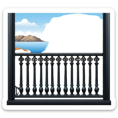 balcony sticker