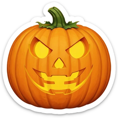 helloween pumpkin sticker