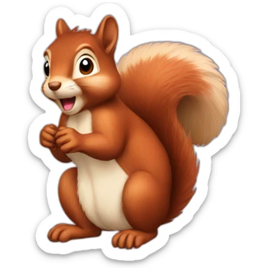 Squirrel  sticker