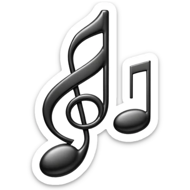 musical note sticker