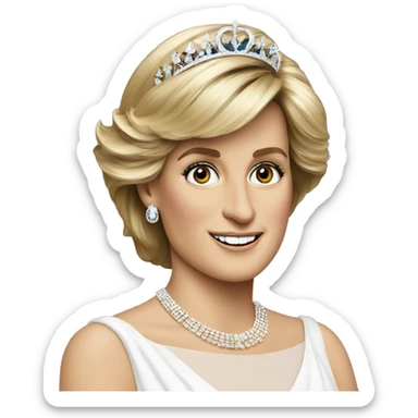 Princess Diana sticker