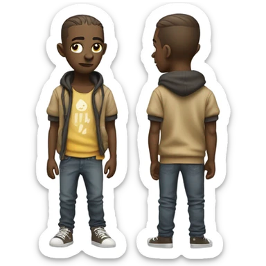 Dobbie living the thug life sticker