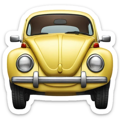 volkswagen beetle sticker