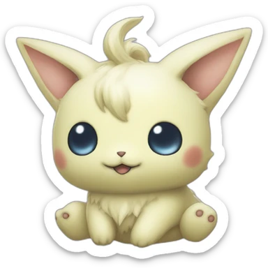 Final fantasy XIV carbuncle sticker