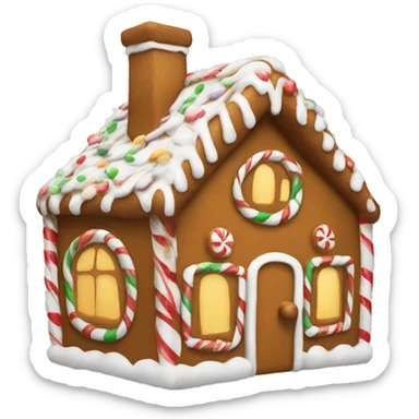 Christmas ginger bread house  sticker