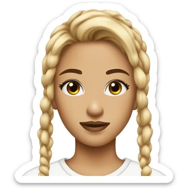 Aesthetic clean girl sticker