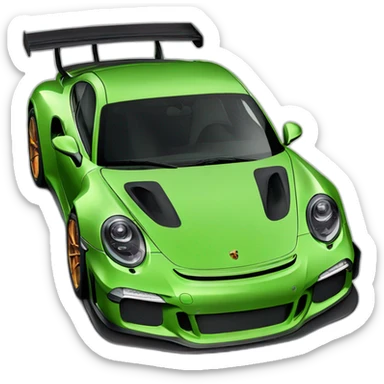 Porsche gt3 rs sticker