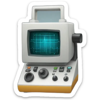 square osciloscope sticker