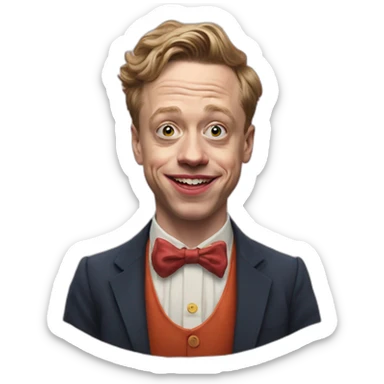 Owen Jones is a clown sticker