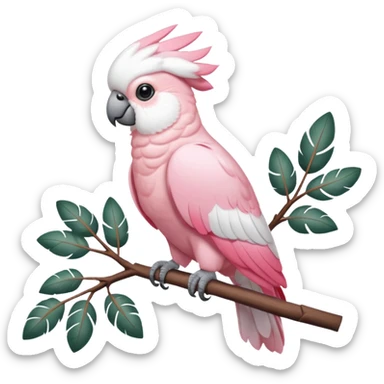 Rose breasted cuckatoo sticker