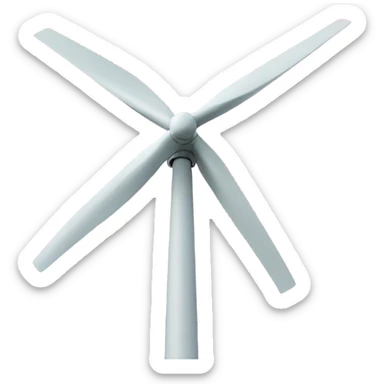 Wind turbine sticker