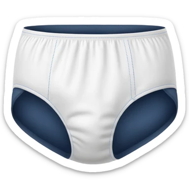 modern incontinence underwear, no shame sticker