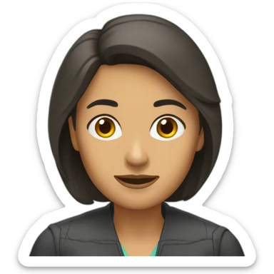 mujer adulto mayor sticker