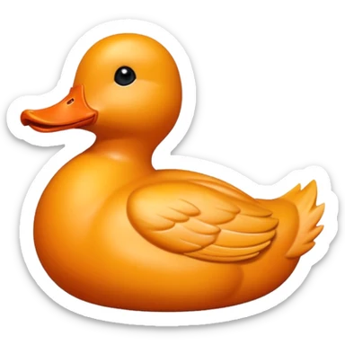 Letter Seal with orange duck sticker