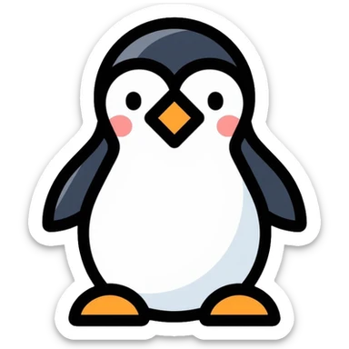 penguin sticker