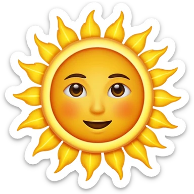 corona, sun eclipse sticker