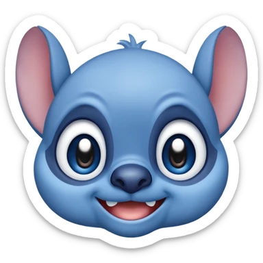Stitch heureux sticker