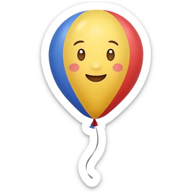 Balloon sticker