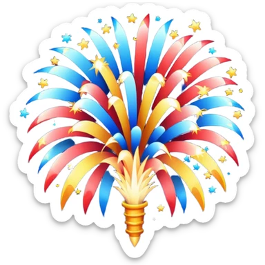 fireworks sticker