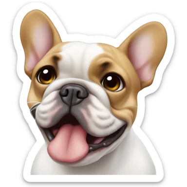 French Bulldog Farts sticker