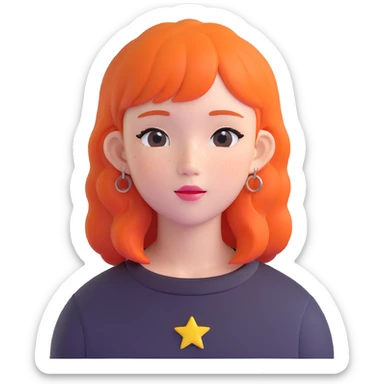 Felix from Stray Kids, Australian K-pop idol with freckles sticker