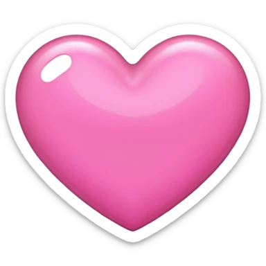 A preppy heart ￼ sticker