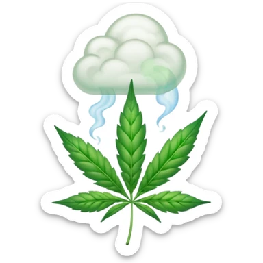 weed smoke joint sticker
