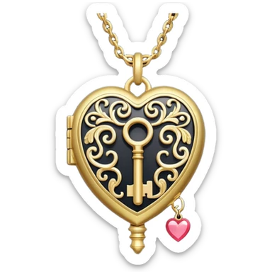 Tiny Key Locket
 sticker
