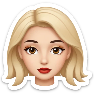 Batom tendência  sticker