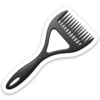 Rat tail comb sticker