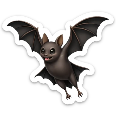 Bat – Flying bat with spread wings sticker