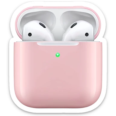baby pink airpods sticker