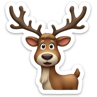 Reindeer  sticker